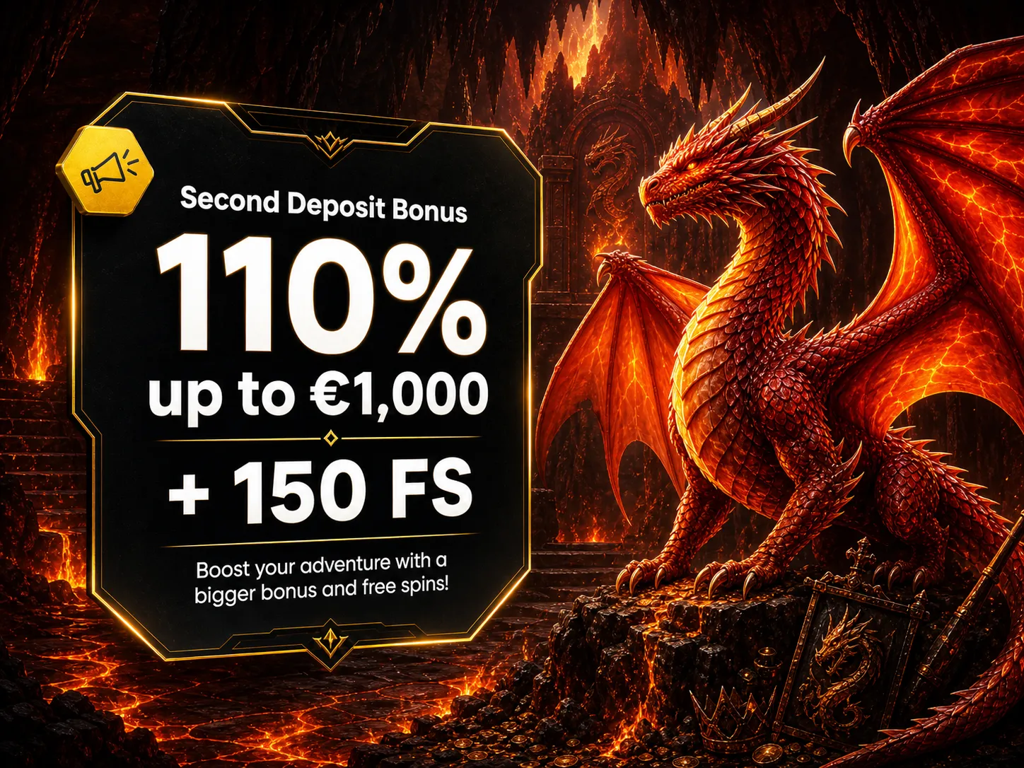 Dragon Slots second deposit bonus